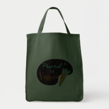 Powered by Veggies Canvas Bag