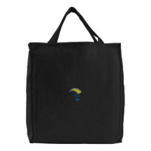 Powered Parachute Embroidered Tote Bags