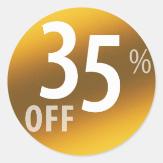 35% Off Sale Sign