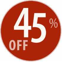 Powerful 45% OFF SALE Sign - Ornament Photo Cutouts