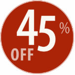 Powerful 45% OFF SALE Sign - Ornament Photo Cutouts