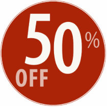Powerful 50% OFF SALE Sign - Ornament Acrylic Cut Out