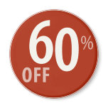 Powerful 60% OFF SALE Sign - Magnets