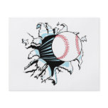 powerful baseball ripping through flyers