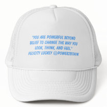 Powerful Beyond Belief hats by Power2BThin Powerful Beyond Belief hats