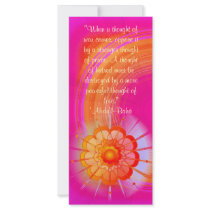 Powerful Thought  Ruhi quote Rack Card Design