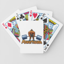 Powerhouse Deadlift Bicycle Poker Cards