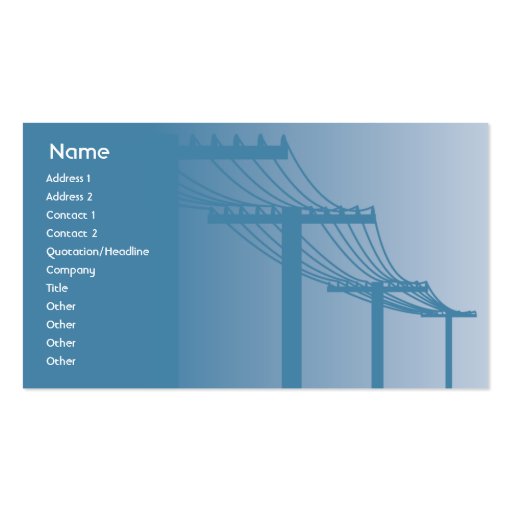 Powerlines - Business Business Card