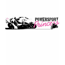 Powersport Princess Wheelie Girl USGP moto t-shirt