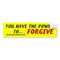 PowerToForgive bumper stickers