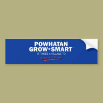 Powhatan Grow Smart bumper stickers by RebelMa Powhatan Grow Smart bumper stickers