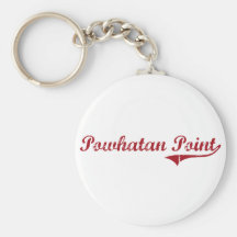 Powhatan Point Ohio Classic Design Keychains