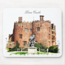 POWIS CASTLE WALES UK mousepads