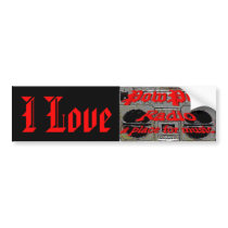 PowPow Radio Bumper Sticker bumper stickers