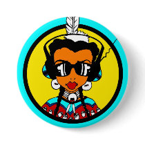 Powwow Girl Keds Pins