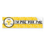 Poz For Poz Bumper Sticker 3