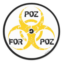 Poz For Poz Large Stickers