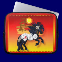 ppaloosa War Pony background Electronics Bags electronics bags