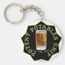 PPU (Potent Potables Unit) (black) Keychain