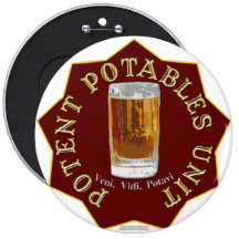 PPU (Potent Potables Unit) (red) Pinback Buttons