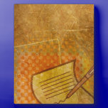 PR103 GOLDEN GRUNGE TEXTURE BACKGROUND PRINTING W plaques