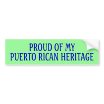 pr heritage bumper sticker