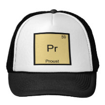 Pr - Proust Funny Chemistry Element Symbol T-Shirt Trucker Hat