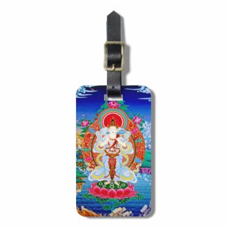 Prabhutaratna Buddha Cool oriental Padmakumara Tag For Luggage