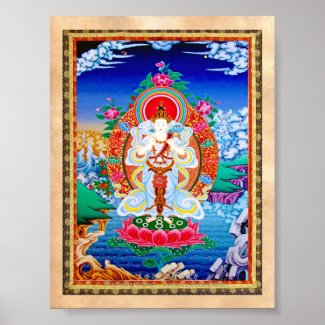 Prabhutaratna Buddha Cool oriental Padmakumara Posters