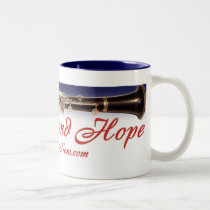 Practice and Hope mug Blue Lining mugs