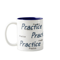 practice  coffee, designs by JWB mugs