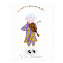 Practice Maintains Perfect (Violin) postcards