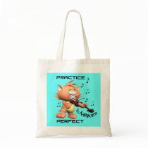 PRACTICE MAKES PERFECT CANVAS BAG