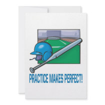 Practice Makes Perfect Custom Announcements