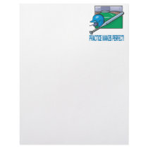 Practice Makes Perfect Customized Letterhead