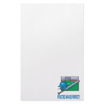 Practice Makes Perfect Customized Stationery