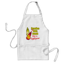 Practice Safe Lunch aprons by JMGNole Practice Safe Lunch aprons