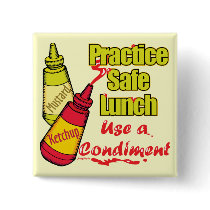 Practice Safe Lunch buttons