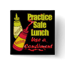 Practice Safe Lunch buttons
