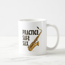 Practice Safe Sax - Tenor Mug