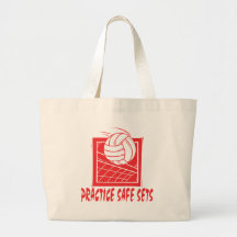 Practice Safe Sets Volleyball Gift Bags