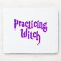 Practicing Witch Mousepad