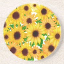 Práctico de costa alegre de los girasoles posavasos cerveza