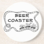 Práctico de costa de la cerveza posavaso para bebida