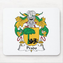 Prado Family Crest mousepads by coatsofarms Prado Family Crest mousepads