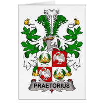 Praetorius Family Crest cards