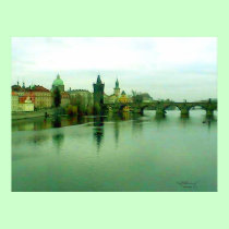 Prague 1 City Bridge 2000 Limited Edition 5-5-2010 posters