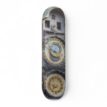 Prague Astronomical Clock In The Old Town Square skateboards