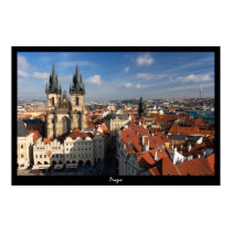 Prague Cityscape posters