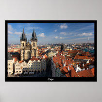 Prague Cityscape Posters